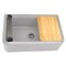 Nantucket Sinks 33-inch Reversible Workstation Granite Composite Apron Sink with Accessory Pack PR3320-APS-G - alternate 4